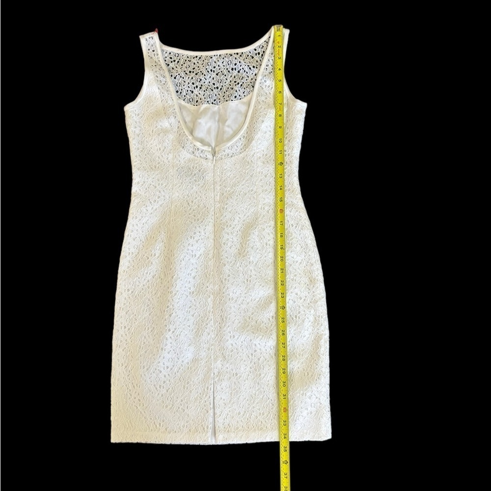 Trio New York white lace sheath dress size 4 - Picture 9 of 15